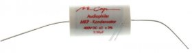 Mundorf Foil Capacitor - 3,3uf 400v Audio Filmcap. Axial 85° 17x34mm - MCAP400-3,3