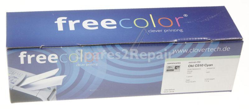 Freecolor Toner Cartridge - Oc510c-frc K15683f7 Toner Cyan For Oki 44469724