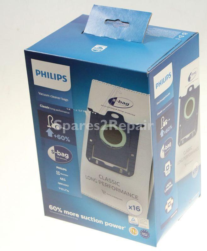 Philips Saeco Vacuum Cleaner Bags - S-bag Fc8021-05 S-bag (16pc ) Long Perf Specialist-universe-jewel-performer