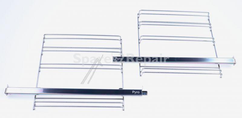 Telescopic Slideout Oven Grills - 17007589 Telescoping Extension Rails 1-fold Pair (left And Right) For Pyrolysis For Appliances With Microwave 60cm Max 15kg [Bosch Siemens]