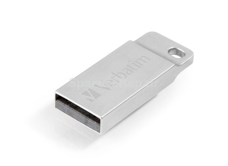 Verbatim Usb-stick 2.0 - 16gb Metal Executive Silver Usb 2.0drive 16gb