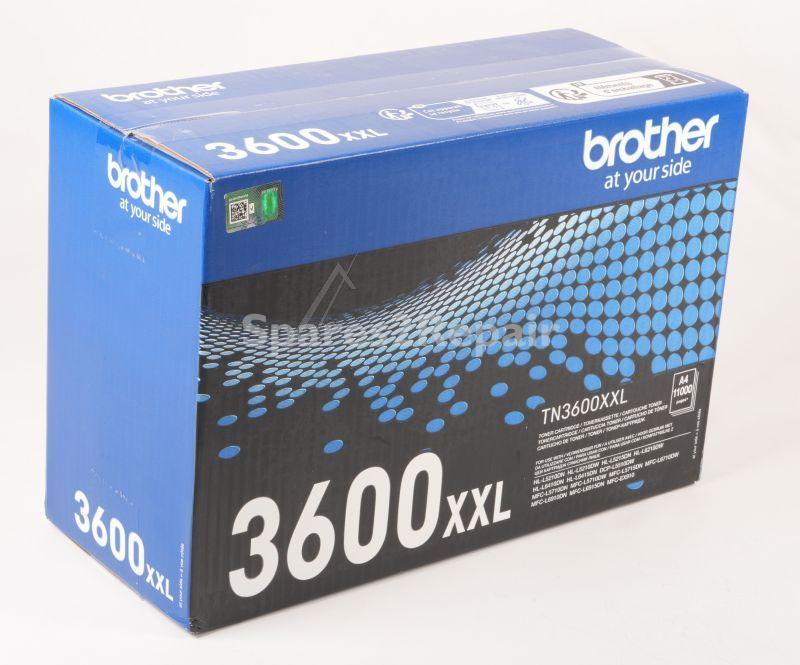 Brother Toner Cartridge - Tn-3600 Xxl Toner Cartridge Black 11k