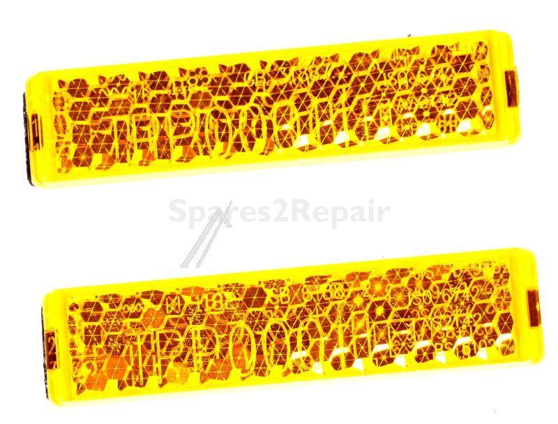 Platum Reflector - Spare160 Fr-rflc-je-mo-250001 Reflectors With Stickers For Front Fork 2 Pcs