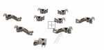 Compatible Bracket - Clips For Folding Spike Row Lower Basket Alternative For Bosch-siemens