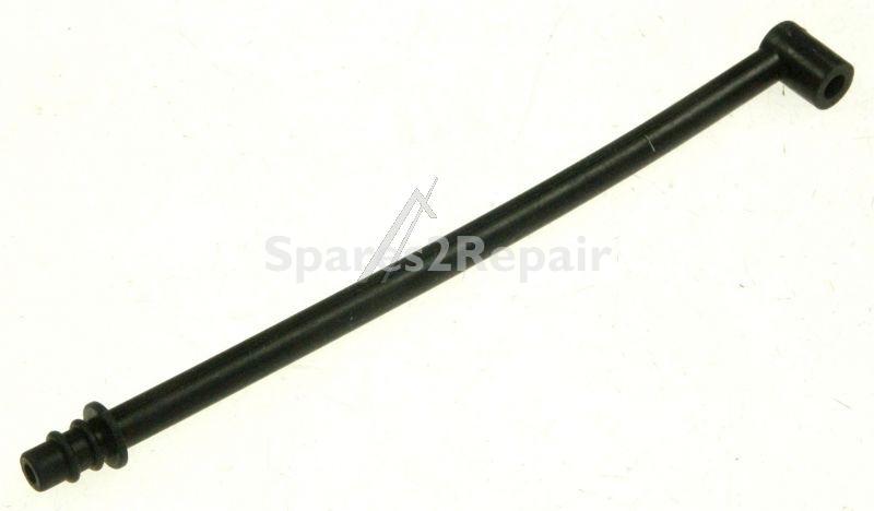 Connecting Hose For Coffee Machines - 5313227841 Connection Hose 90 (sil 60sh) Black Ecam [Delonghi]