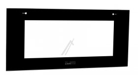 Oven outer Door - 140068481047 Front Glass Black Zanussi 592x [Electrolux Aeg]