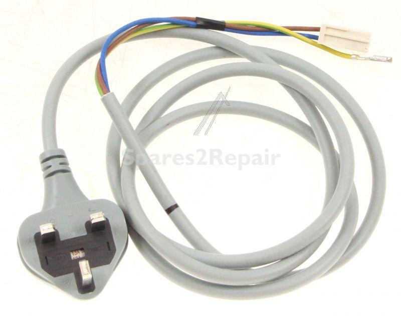 Mains Power Lead - 1366119756 Power Cable Gbr 1670mm 3x1 0mm [Electrolux Aeg]