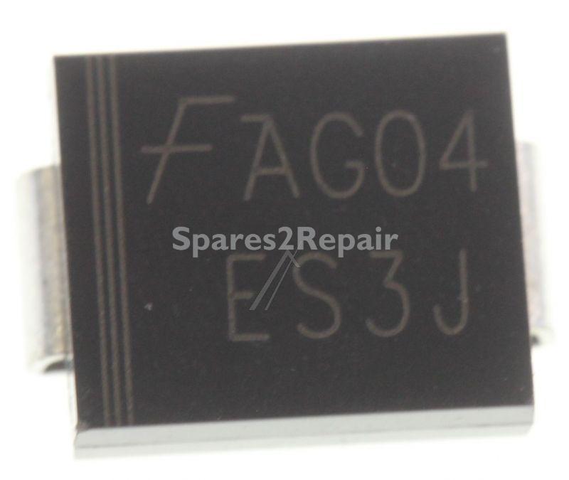 Fairchild Smd Diode - 3a-600v Diode, Fast 35ns, Smd Smc (do-214ab)