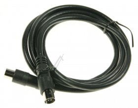 Compatible Black Aerial Cable - Black Aerial Cable 1 5m Class A Straight Compatible Black Aerial Cable - Black Aerial Cable 1 5m Class A Straight