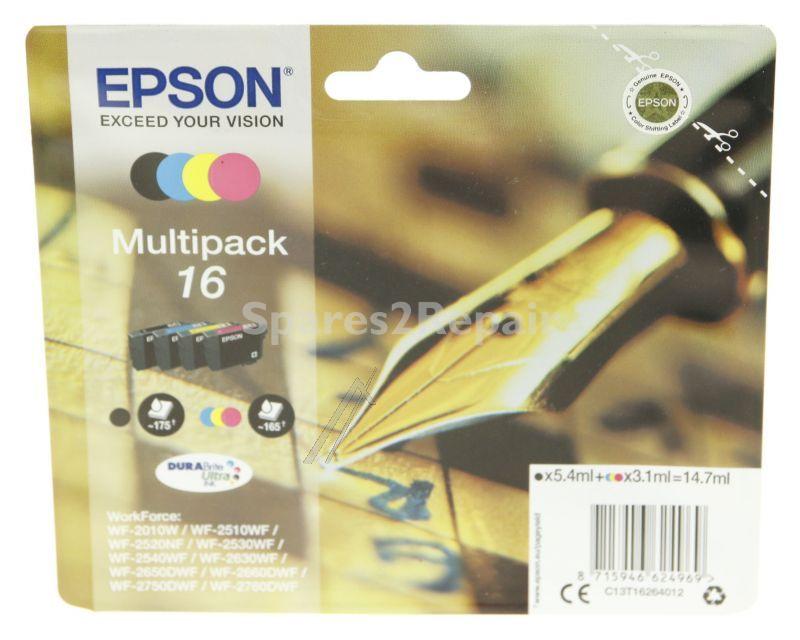 Epson Cartridge - 16 C13t16264012 Cartridge Multipack Cmyk 14 7ml