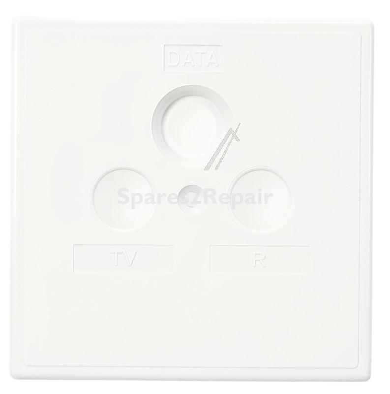 Axing Blanking Plate Aerial Socket - Szu 2-01 Abdeckungen Einteilig Tv-r-data
