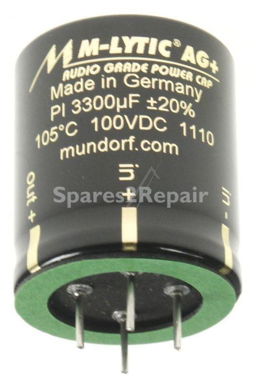 Mundorf 100v Radial Electrolytic 105 D - 3300uf-100v Audio Filter-elcap Radial 105° 35x40mm 4-polig