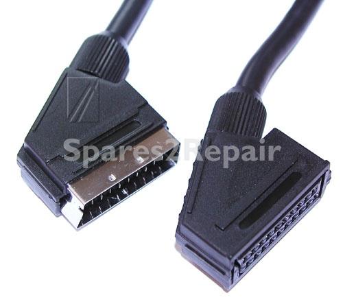 Compatible Scart Plug-scart Socket - Scart-lead 21pin-2 0m-plug-socket