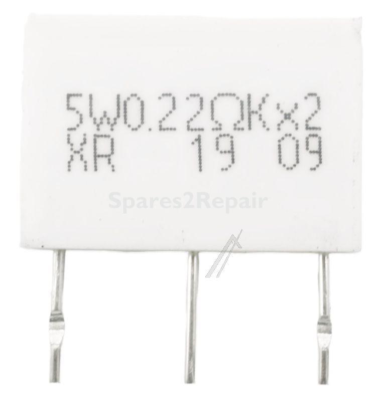 Sound United Wirewound Resistor - 5w0 22rkx2 943129501170s Wirewound Resistor 5w 0 22 Ohm X2