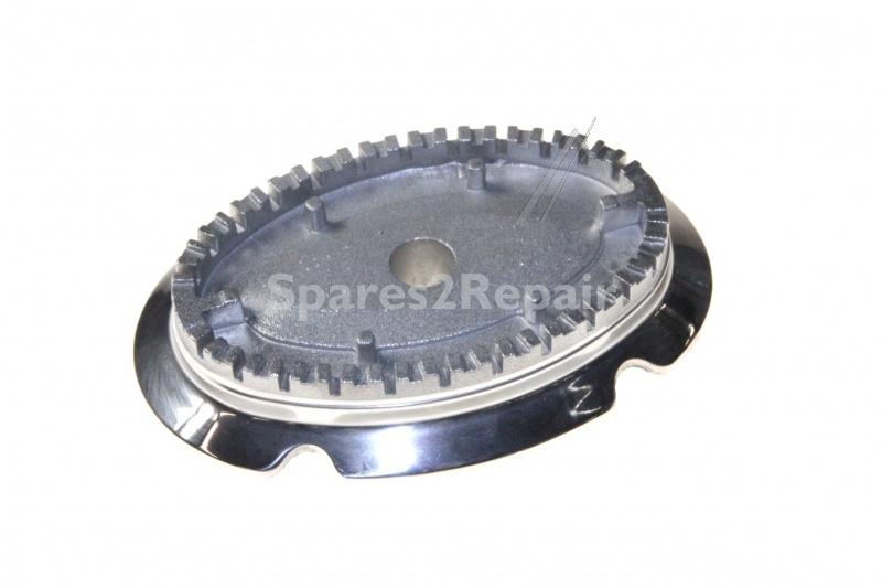 Burner Ring - C00097490 482000078445 Burner Base - Oval Burner [Whirlpool Indesit]