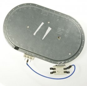 Ceramic Heater Element - 2702433812 32010379 VitrocÉramique Hl Oval 230v 1000-1800w [Vestel]