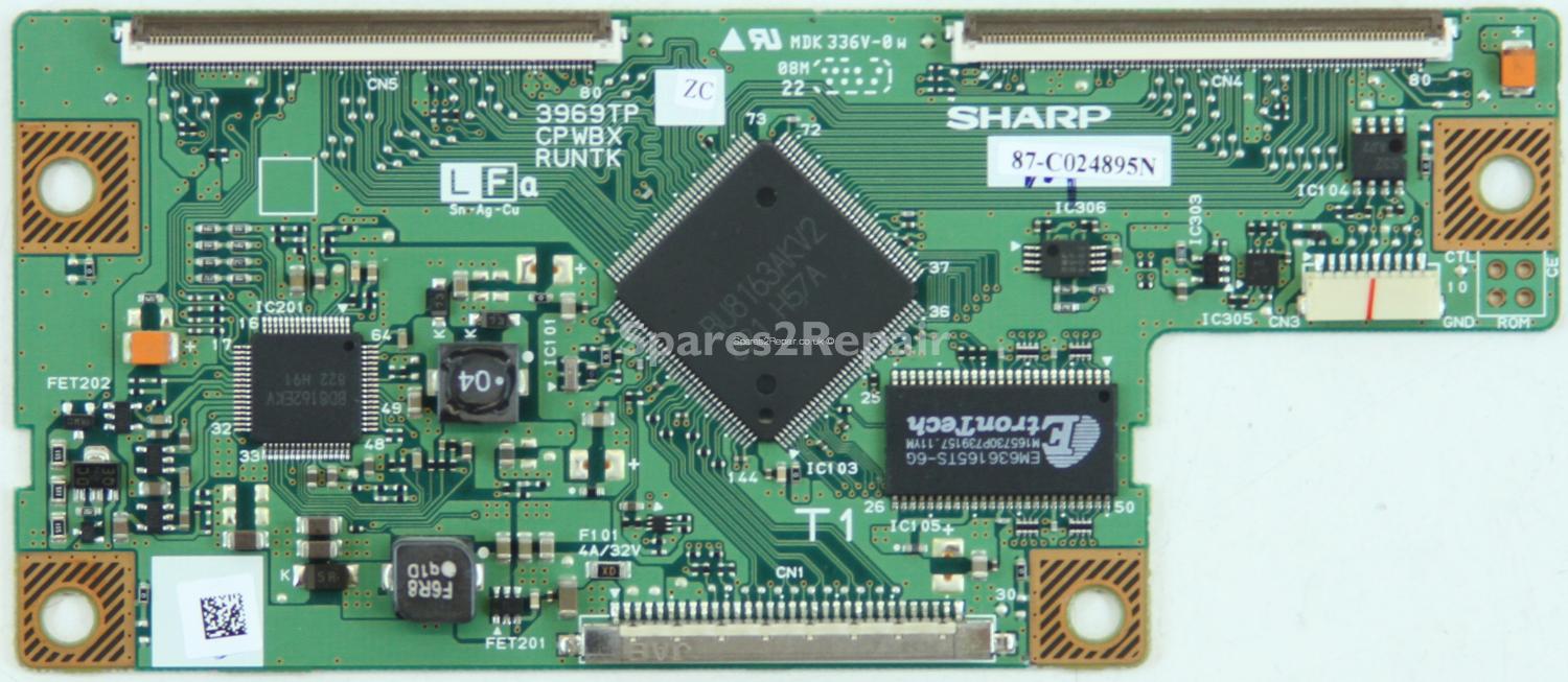 Akura APL322IW-HDID - T-Con - CPWBX3969TP ZC - 87C024895N - RUNTK3969TP