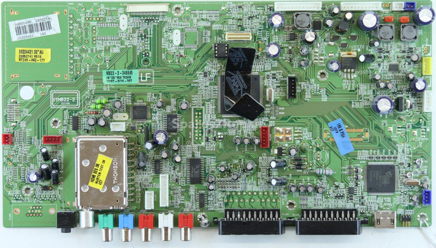 Bush IDLCD32TV27HD - Main AV - 17MB22-2 - 20352741 - 021106