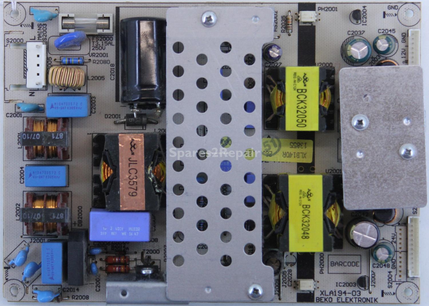 Bush LCD26TV07HD - PSU - XLA194-03 - XLB140R - 13855