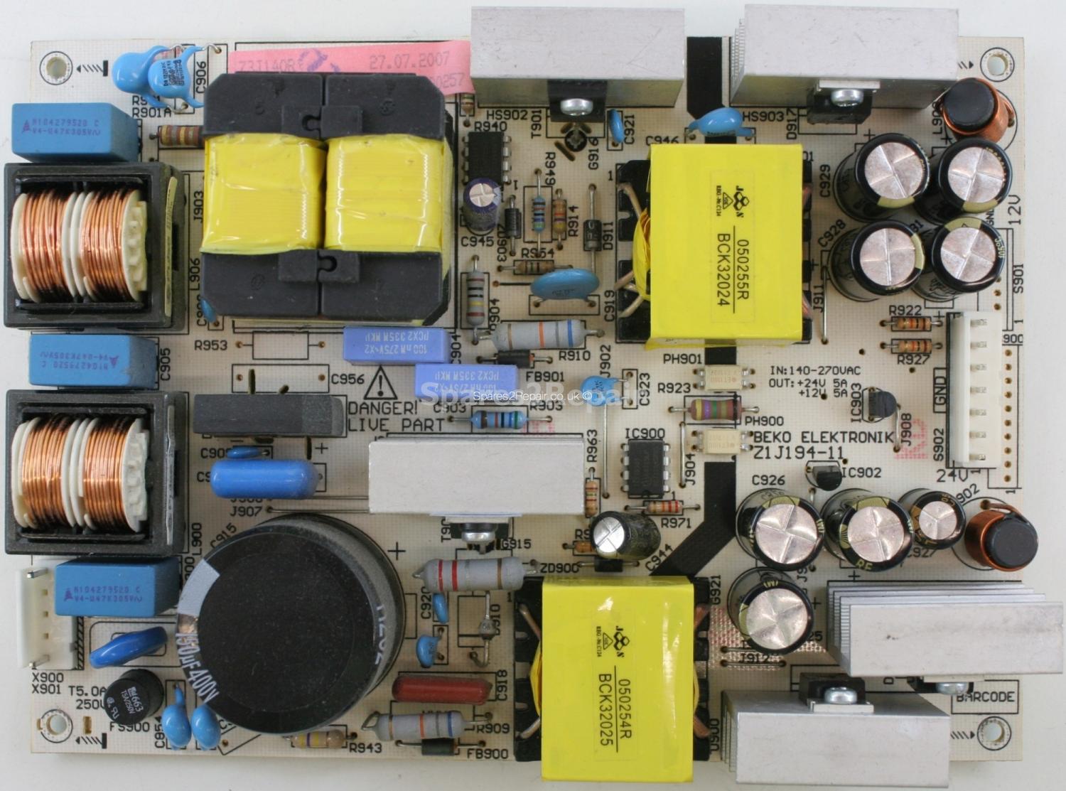 Bush IDLCD26TV07HD - PSU - Z1J194-11 - Z3J140R