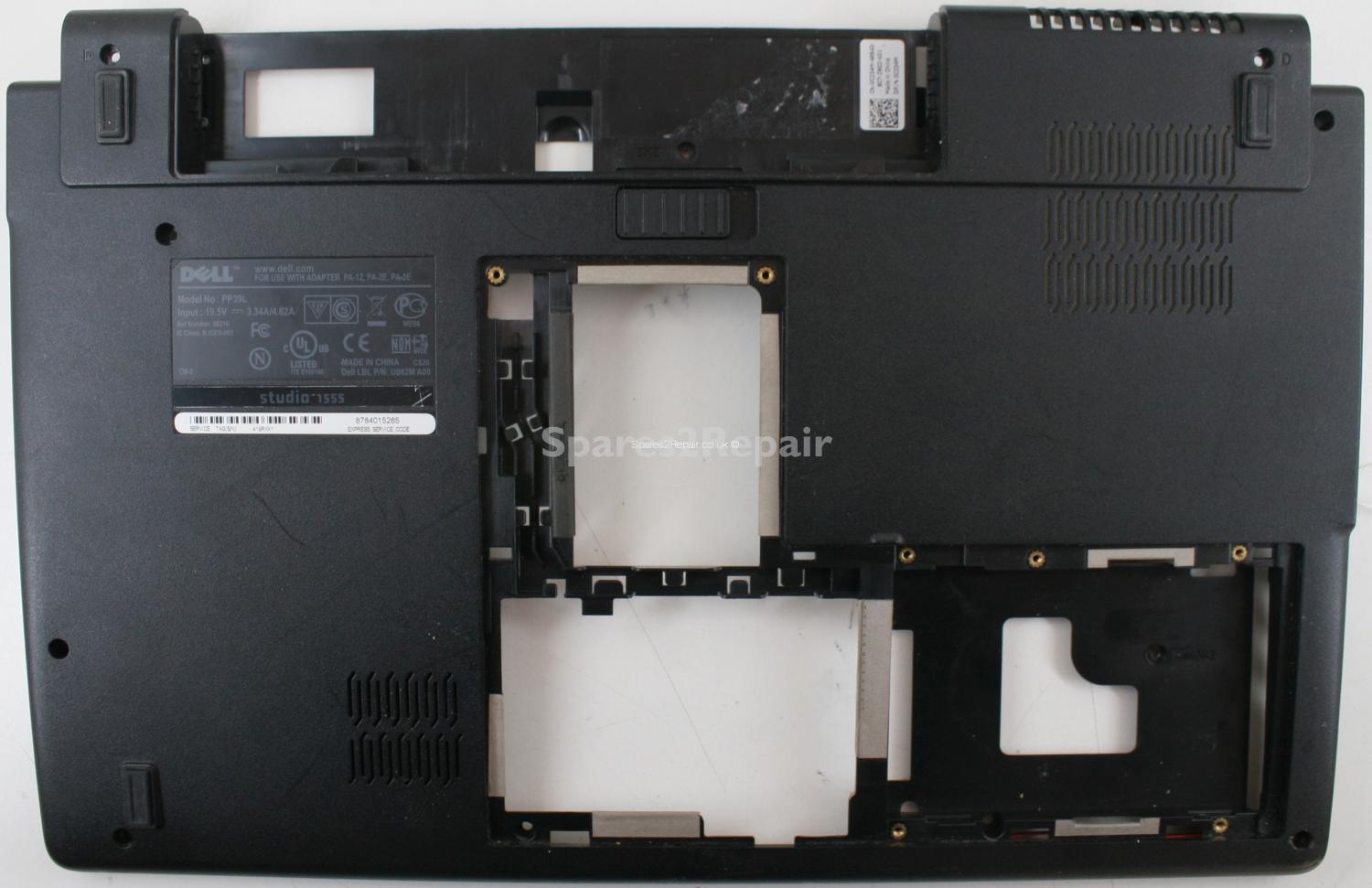 Dell Studio 1555 - Bottom Base - 38FM8BAWI00 - REV:3D