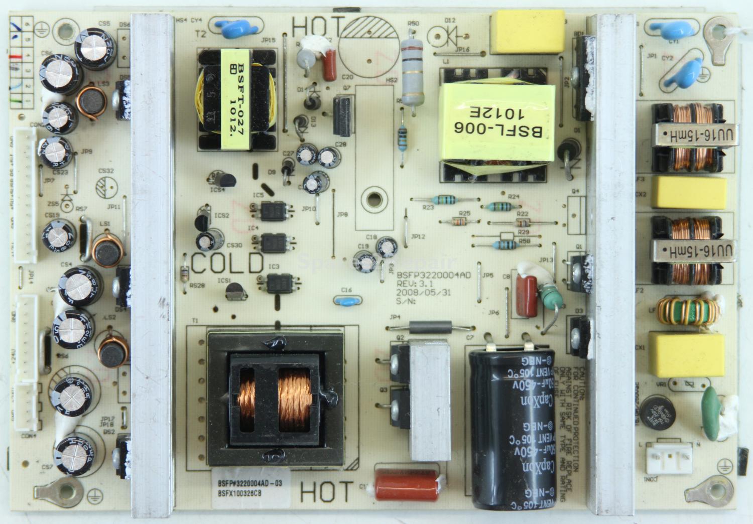 Digitrex CTF3271A - PSU - BSFP3220004AD - Rev 3.1 - BSFX100326CB