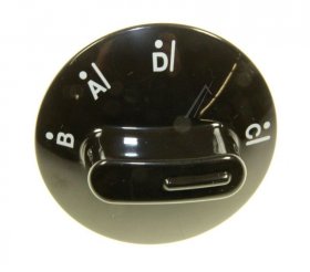sparefixd Black Control Knob Switch to Fit Zanussi Dishwasher 1523165114 
