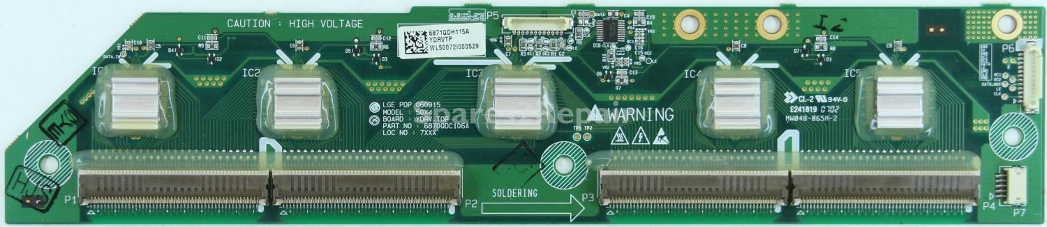 LG 50PC55 - DRV - 6871QDH115A - 6870QDC106A - PDP 070125 - 50X4 YDRV_TOP