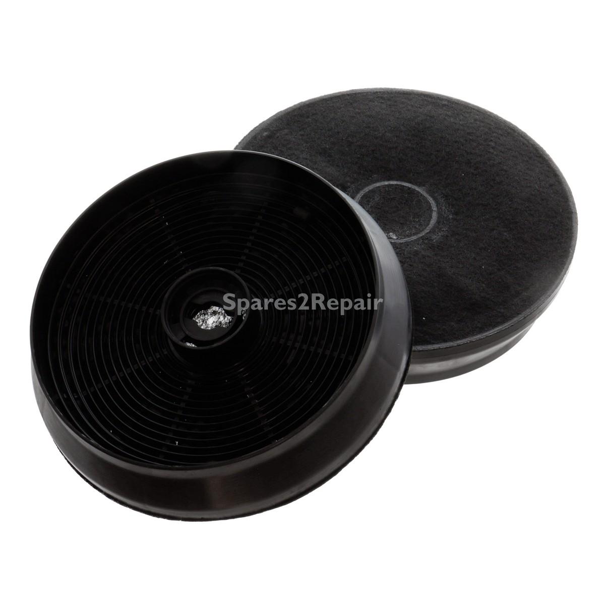 Compatible for Beko ACK62259 Type Carbon Charcoal Filter (130mm x 149mm, Pack of 2)