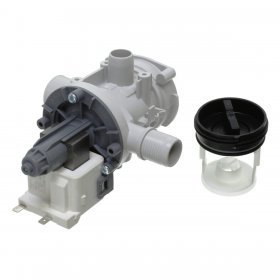 Compatible for Samsung SWFP10, WFB1456GW, B1415J, J1453SGS Type Drain Outlet Pump & Filter Housing Assembly (34W)