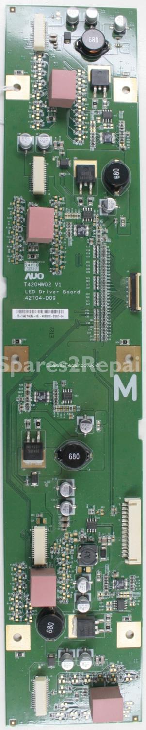Philips 42PFL9803H/10 - LED Driver Board - T420HW02 V1 - 42T04-D09 - 55.42T04.D02 - M