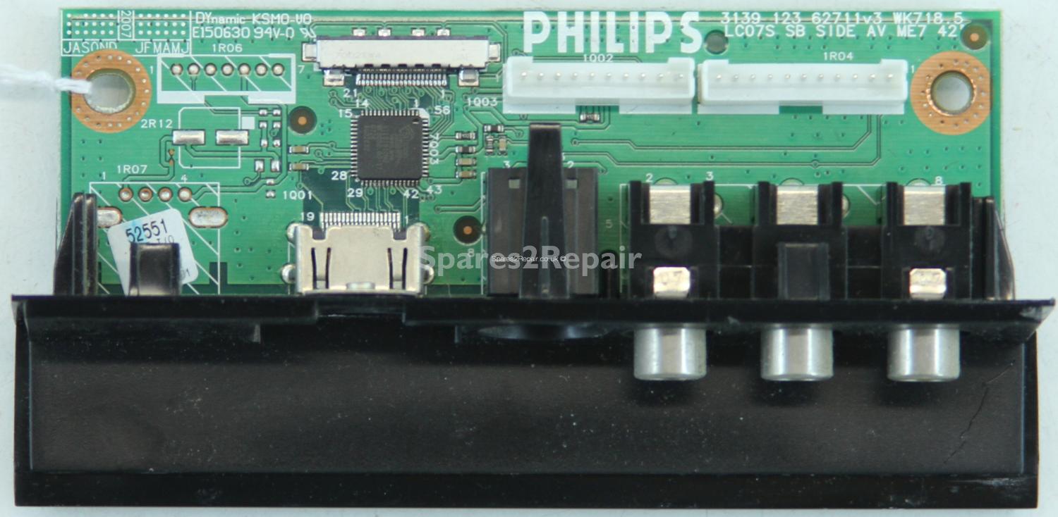 Philips 52PFL7762D - Side AV - 3139 123 62711v3 - LC07S SB SDE AV ME7