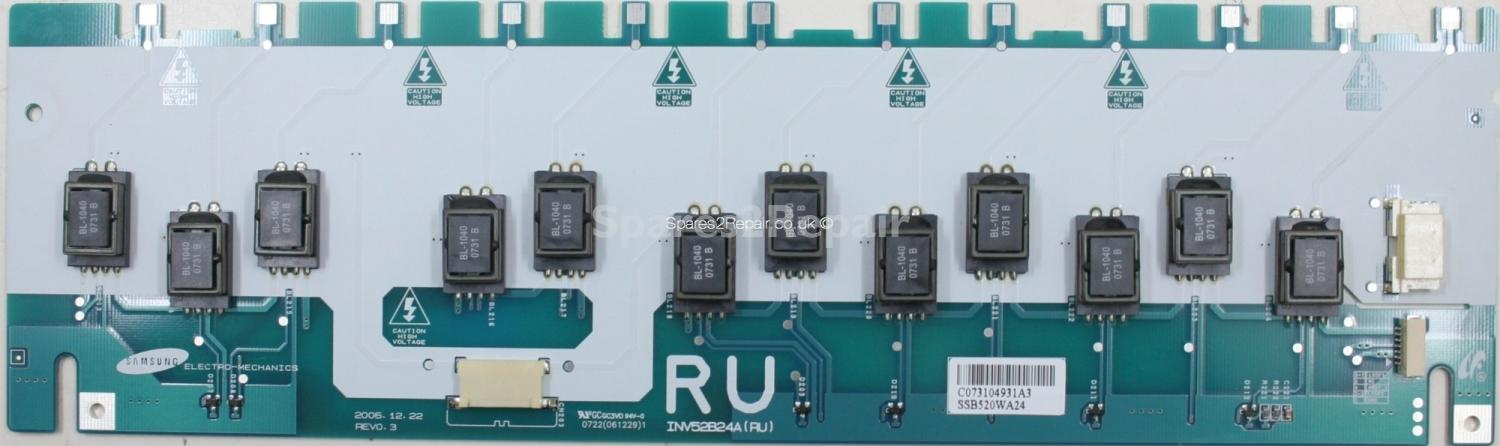 Samsung LE52M86BD - Inverter - INV52B24A(RU) REV0.3 - SSB520WA24
