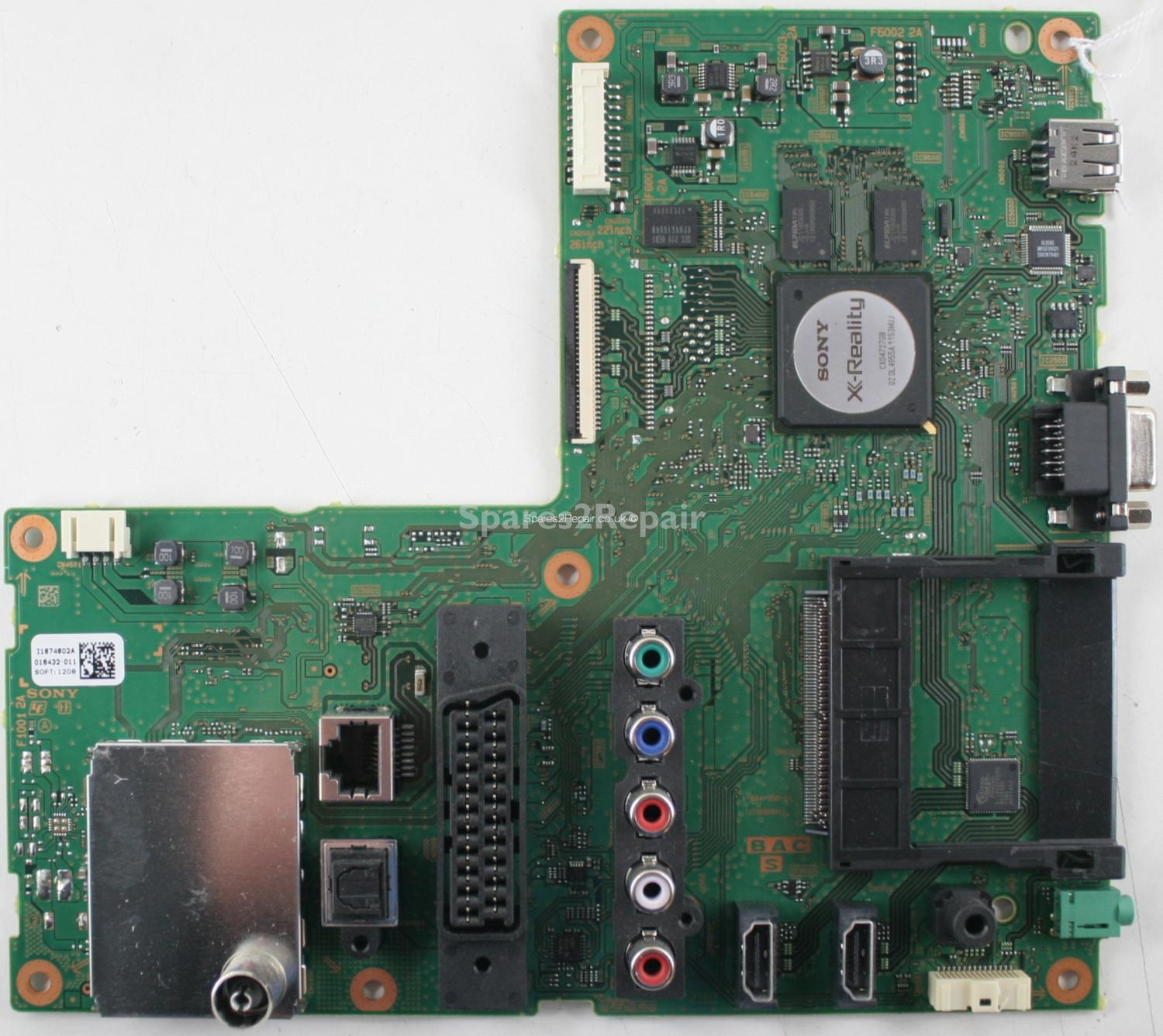Sony KDL-26EX553 - Main AV - 1-884-958-21 - 173290921 - I1874802A