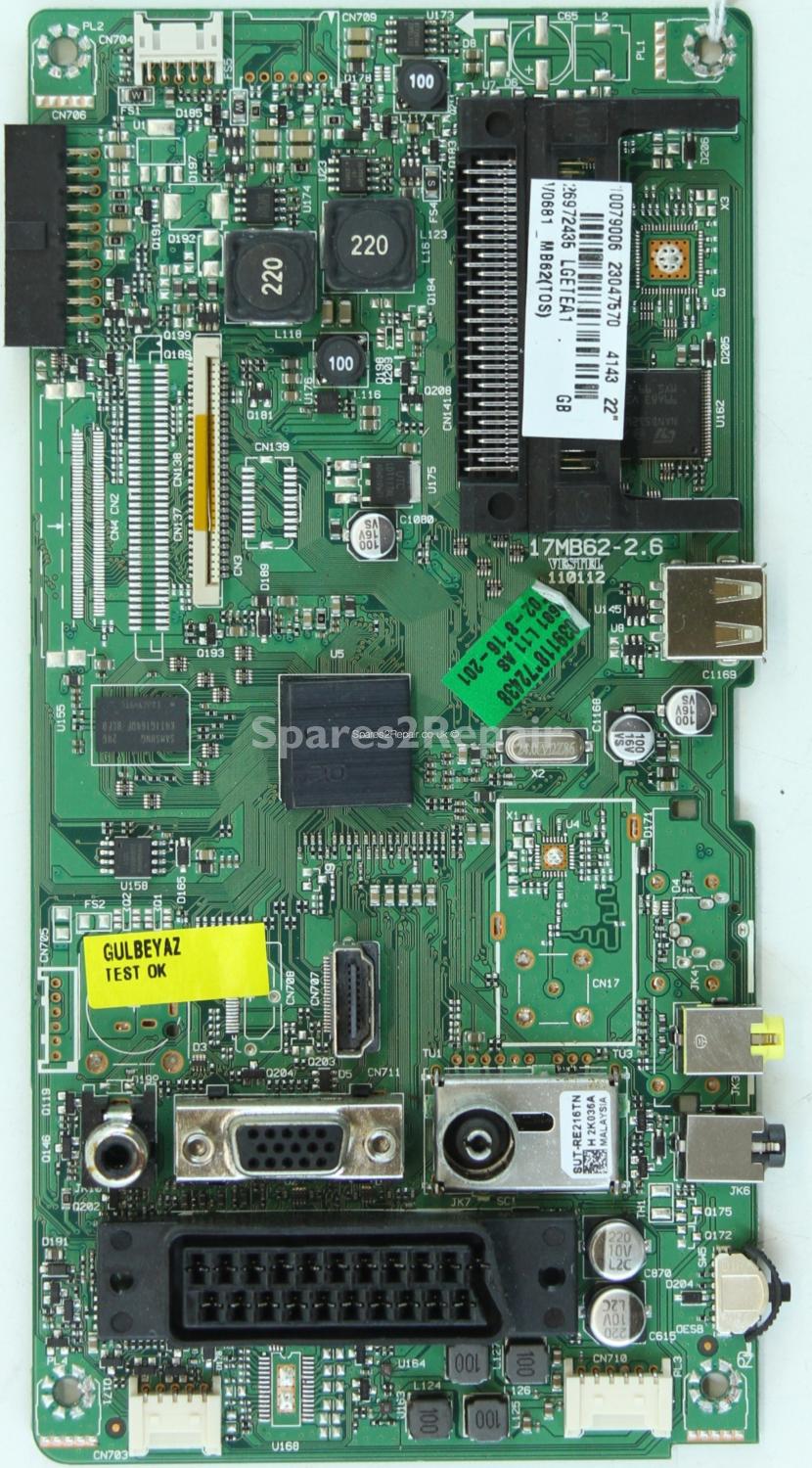 Toshiba 22DL702B - Main AV - 17MB62-2.6 - 110112 - 23047570