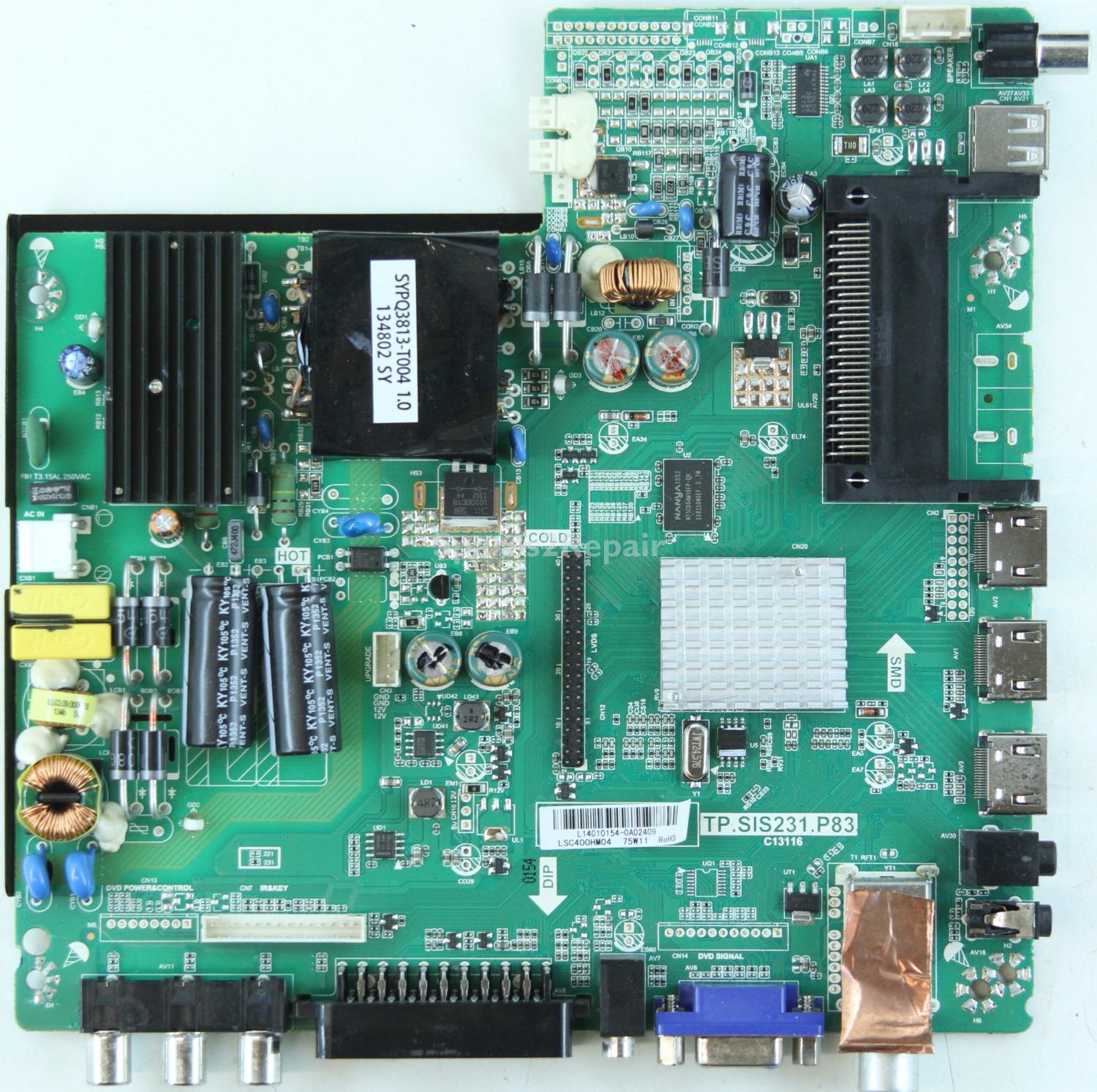 Unknown 40 Inch - Main AV - TP.SIS231.P83 - C13116 - L14010154 - LSC400HM04
